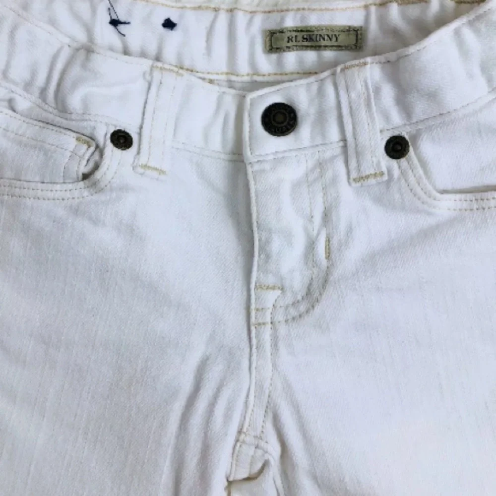Ralph Lauren Crest White Jeans